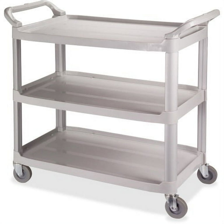 Impact 3-Shelf Bussing Cart - 3 Shelf - 200 lb Capacity - 4 Impact 3-Shelf Bussing Cart - 3 Shelf - 200 lb Capacity - 4