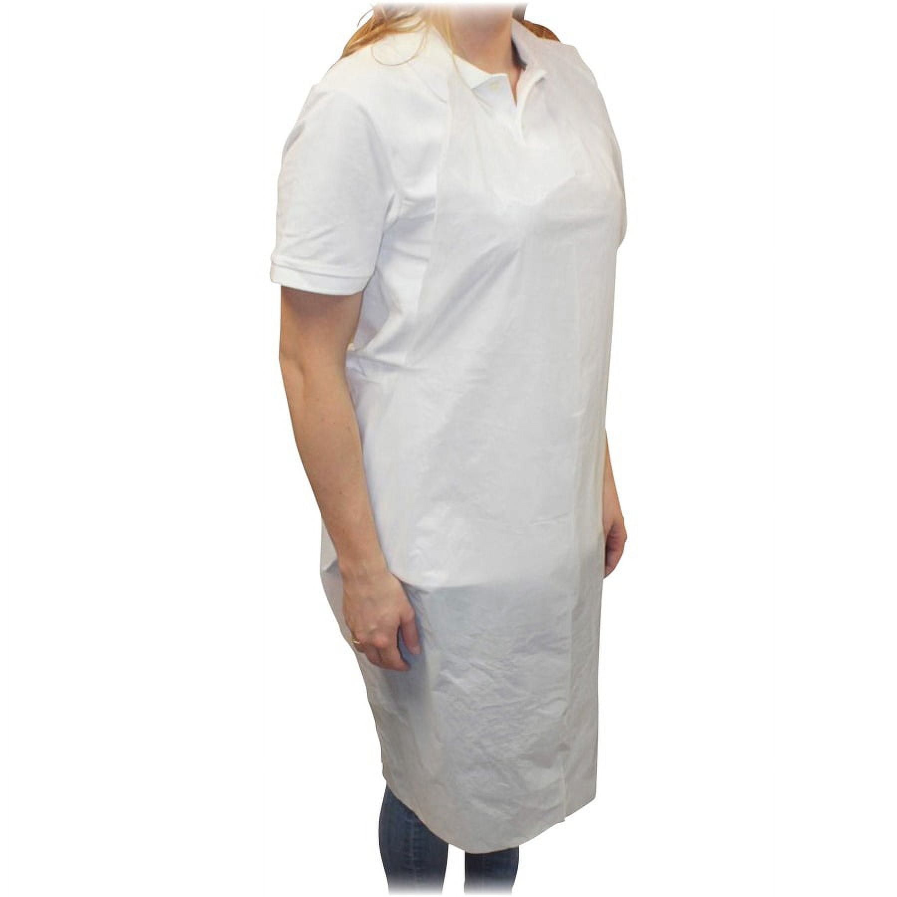 Impact Disposable Poly Apron - Polyethylene - For Food Service, Food Handling, Manufacturing - White - 1000 / Carton Impact Disposable Poly Apron - Polyethylene - For Food Service, Food Handling, Manufacturing - White - 1000 / Carton