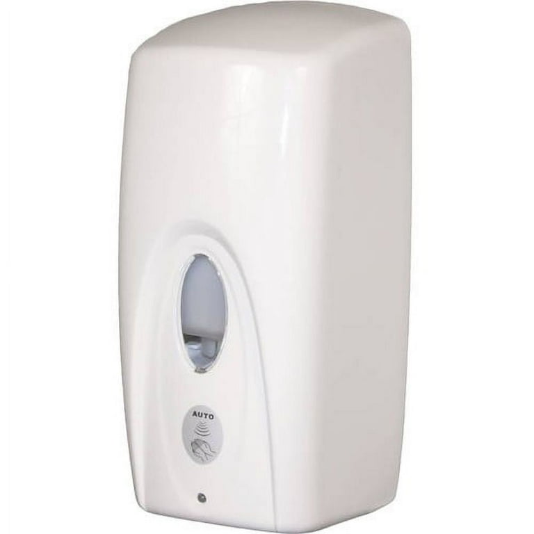 Impact Hands Free Soap Dispenser - Automatic - Support 6 x AA Battery - Key Lock - White - 1Each Impact Hands Free Soap Dispenser - Automatic - Support 6 x AA Battery - Key Lock - White - 1Each
