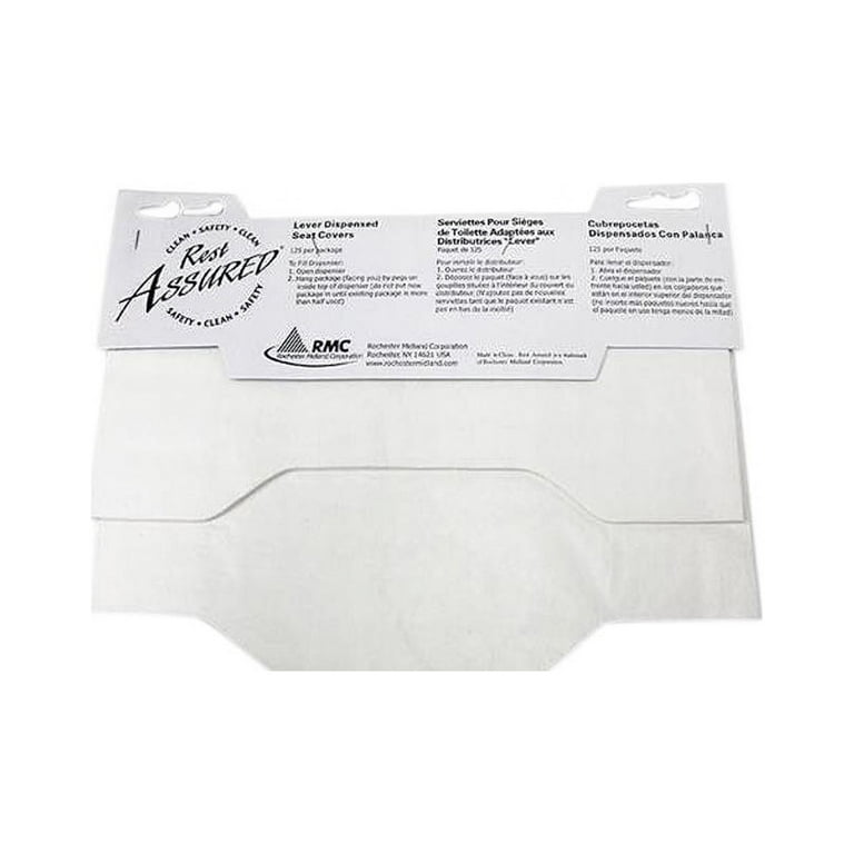 Impact Lever Dispensed Seat Covers - Quarter-fold - 125 / Pack - 24 / Carton - Paper - White Impact Lever Dispensed Seat Covers - Quarter-fold - 125 / Pack - 24 / Carton - Paper - White