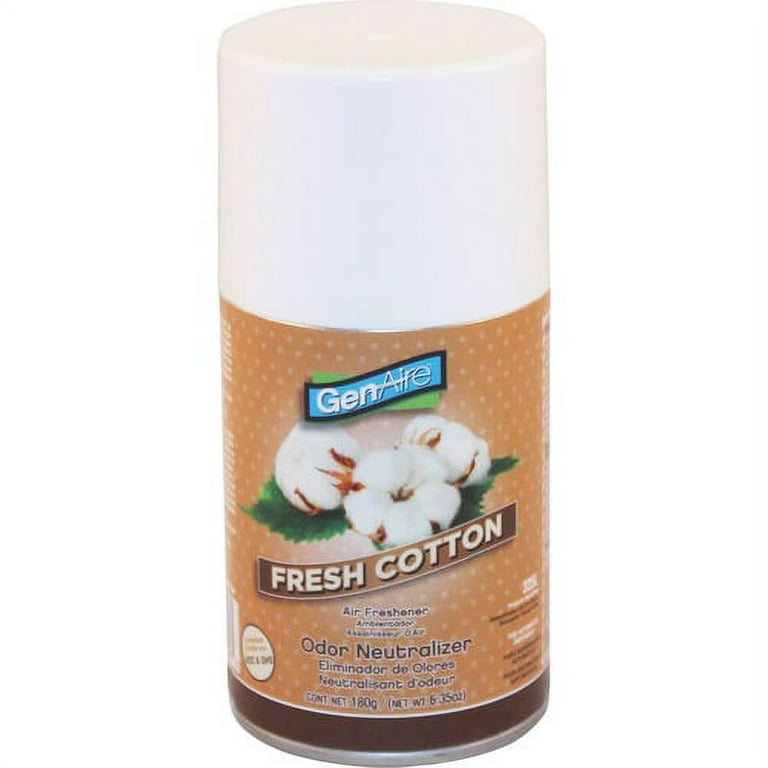 Impact Metered Air Freshener Spray - Aerosol - 6000 ft - 6.4 fl oz (0.2 quart) - Linen Fresh - 30 Day - 1 Each - Residue-free, Odor Neutralizer