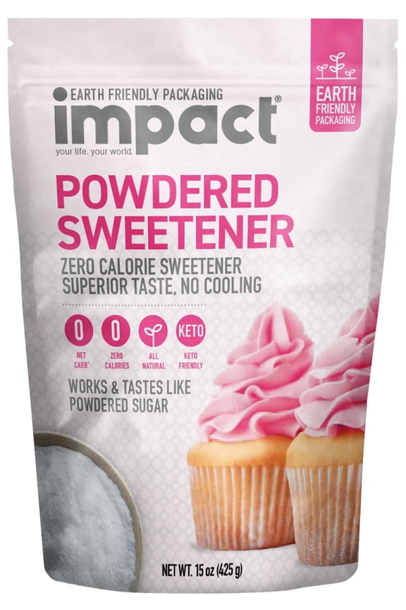 White Monk Fruit and Allulose Blend, Natural Zero-Calorie Powdered Sweetener, 15 oz