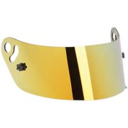 Impact Racing 19300905 Helmet Shield for 1320, Air Draft & Super Sport, Yellow Chrome