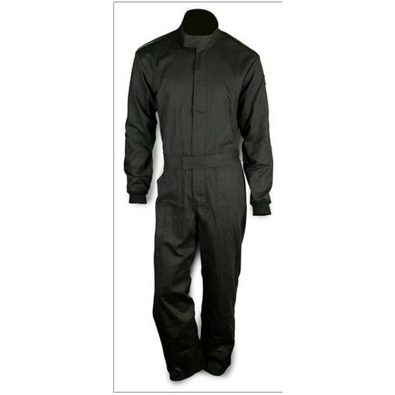 Impact Racing 21100710 Paddock 1-Piece Complete SFI Firesuit XXL Black