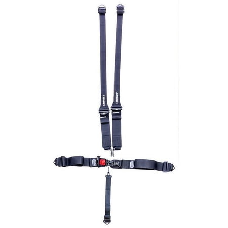 Impact Racing 51111111 w-59666666 5 Point Harness System Latch & Link with HANS Double Shoulder