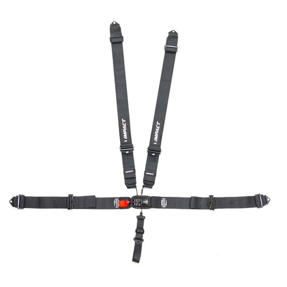 Impact Racing 52111111 Standard Latch & Link Restraint System - Individual Shoulder Harness & Pull Up Adjust