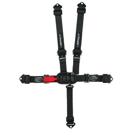 Impact Racing 53116661 Restraint - Qtr Mdgt L&L, PD Both Lap, Ind Shldr, 5pt, SFI 16.2