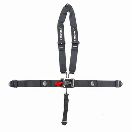 Impact Racing 59811111 5-Point Latch & Link Harness Pull Down Individual V-Type Shoulder Belts