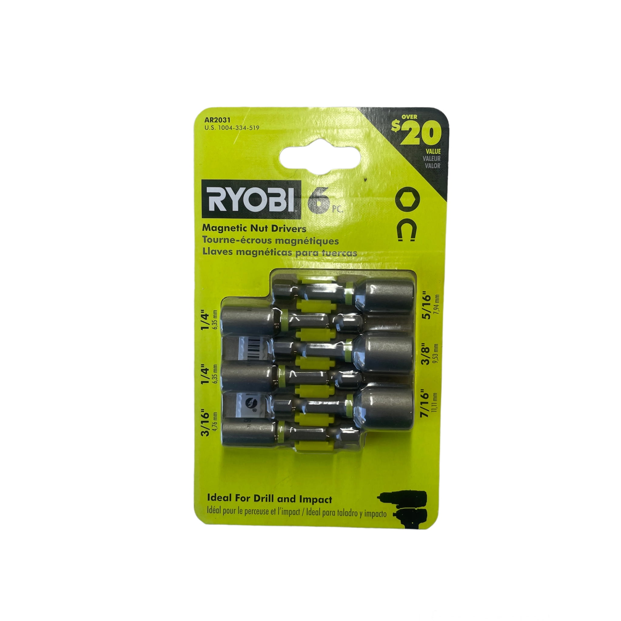 Impact Rated Magnetic Nut Driver Set (6-Piece) Impact Rated Magnetic Nut Driver Set (6-Piece)