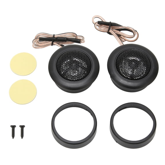 Impact,Resistant Car Dome Tweeter, 2,Way System, Superior Audio Performance