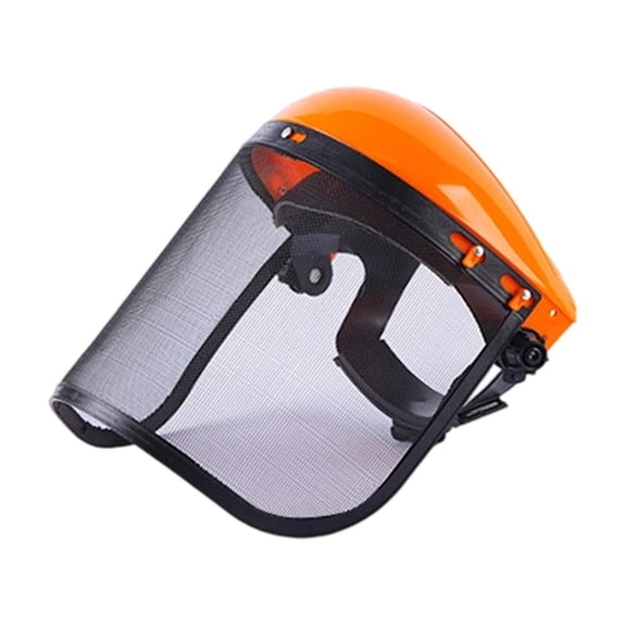 Impact-Resistant Face Shield With Adjustable Headband, Clear Protective For Metalwork & Construction
