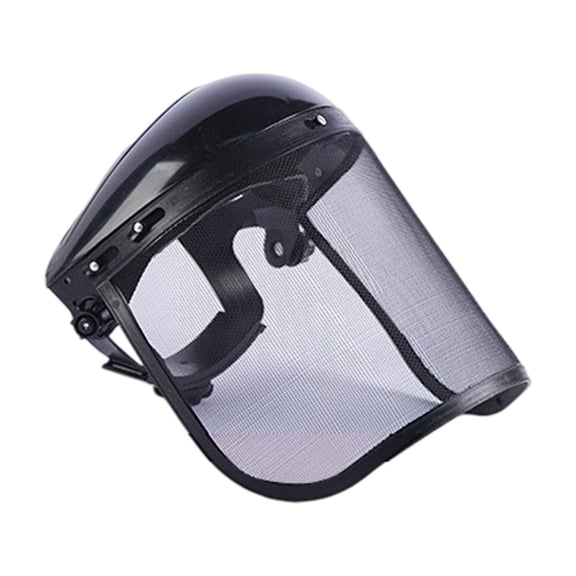 Impact-Resistant Face Shield With Adjustable Headband, Clear Protective For Metalwork & Construction