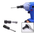 thumbnail image 1 of Impact Socket Adapter 1/2 inch Square Drive to 1/4 inch Hex Chuck Converter • Quick Release Drill Bit Holder • Ratchet Wrench Power Tool Accessory, 1 of 9