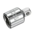 thumbnail image 1 of Impact Socket Adapter 3/8" Female to 1/4" Male Square Drive Reducer Standard SAE Converter Impact Driver Ratchet Wrench Breaker Bar Conversion, Silver, 1 of 6