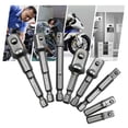 thumbnail image 1 of Impact Socket Adapter, Drill Socket Adapter, Socket Adapter Set, 3/8 Impact Adapter, Impact Adapter Set, Chrome Vanadium Steel, Socket Extension Set, 1-3 in Lengths, 8 Set, 1 of 5