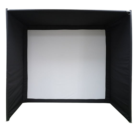 Impact Sports Classic Golf Simulator Enclosure, DIY Golf Impact Screen Enclosure for Practice, Easy Setup with Foam Paddings & Bungees, 9'10'' x 4'11'' x 9'10''