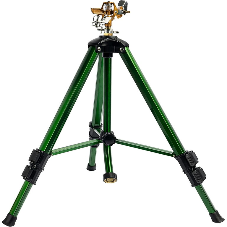 Impact Sprinkler on Tripod Base, Heavy Duty Brass Sprinklers for