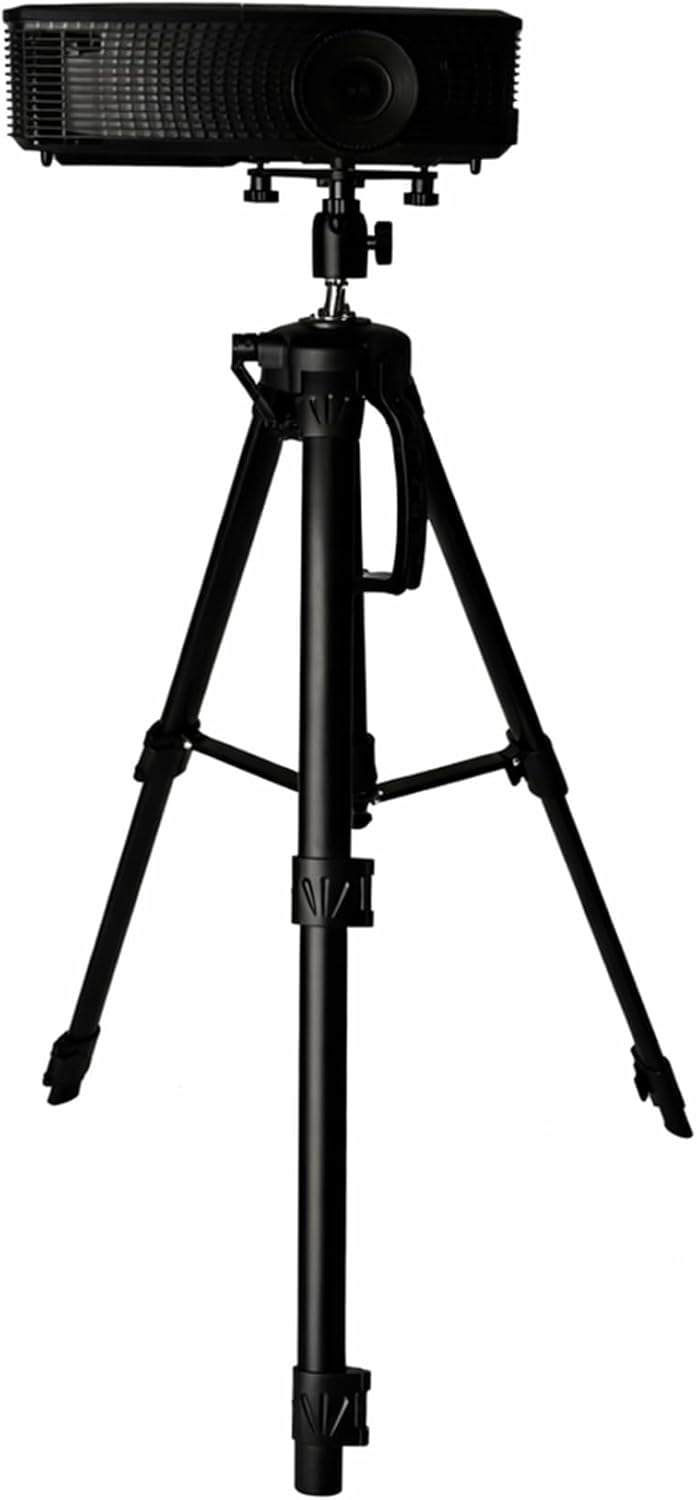 Impact sports Projector Tripod Stand – Adjustable Height 18"–45", 360° Rotation Gimbal, Compatible with UHZ35ST, GT2000HDR, ZW350ST, Ideal for Golf Simulator Setup