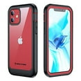 thumbnail image 1 of ImpactStrong Clear Case for iPhone 12/iPhone 12 Pro, Ultra Protective Case with Built-in Clear Screen Protector Full Body Cover (Red), 1 of 9