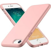 ImpactStrong iPhone SE 2020 Case/iPhone 7 / iPhone 8 Case, Silicone Heavy Duty Liquid Gel Shockproof Case with Soft Microfiber Cloth Cushion Compatible with iPhone 7/8/SE 2020 2nd Gen - Pink