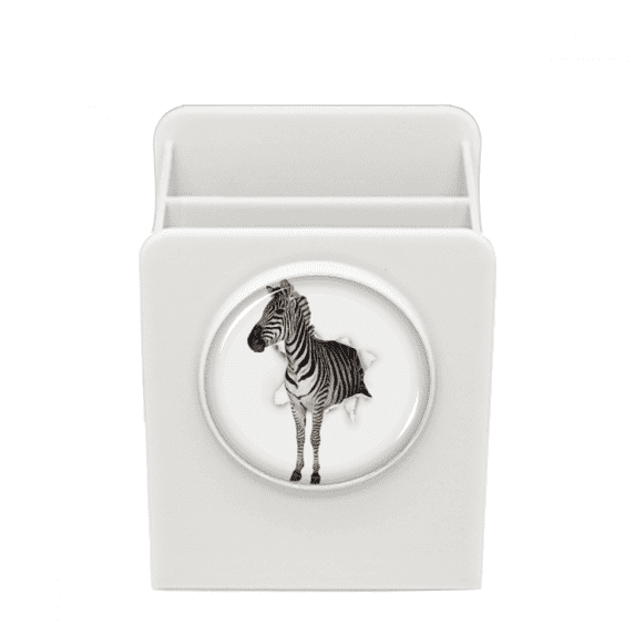 Impacted Animal Paper Breakage Desk Pencil Holder Cup Pen Organizer