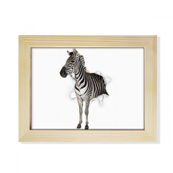 Impacted Animal Paper Breakage Desktop Photo Frame Picture Art Decoration Painting 6x8 inch
