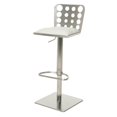 thumbnail image 1 of Finnmax Hydraulic Barstool, White, 1 of 6