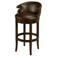thumbnail image 1 of Impacterra Princetown Swivel Counter Height Stool - Distressed Cherry, 1 of 2