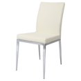 thumbnail image 1 of Pastel Sundance Dining Side Chair - Ivory / Chrome, 1 of 2