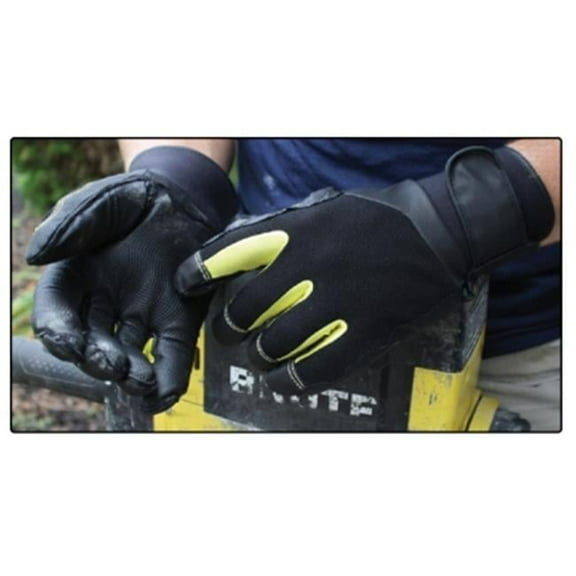 Impacto Anti-Vibration Glove,L,Black,PR AV759040