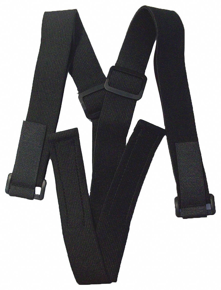Impacto Black,Tool Belt Suspenders,Elastic SUSPENDERS