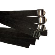 Impacto Replacement Strap,24" L x 1" W,Black,PK4 METSTRAP