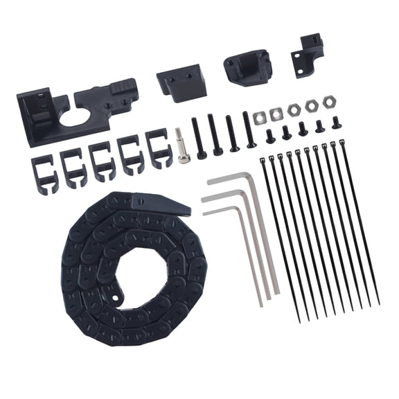 Impacts Resistant Bridge Cable Chain For Adventuer 5M Printers ABS Construction Quiet Operating And Long Use