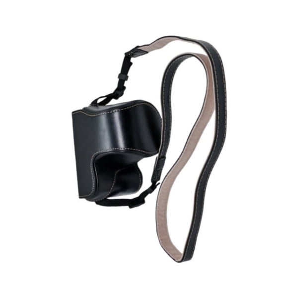 Impacts Resistant Camera Case Portable Camera Protector Leather Texture Suitable for A5000 A5100 Various Model Use