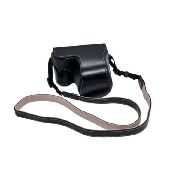 Impacts Resistant Camera Case Portable Camera Protector Leather Texture Suitable for A5000 A5100 Various Model Use