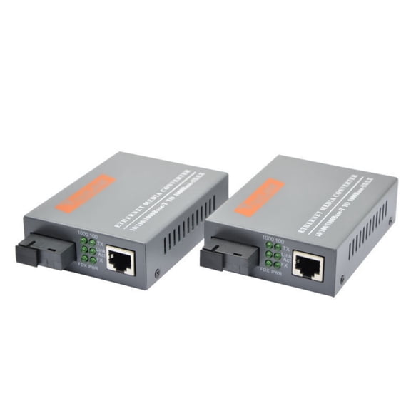 Impacts Resistant Fast Speed 1000Mbps Fiber Optical Converter With LED Indicators 5VDC Power Compact Networking Device