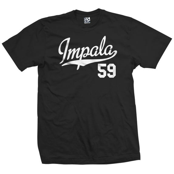 Impala 59 Script Jersey T-Shirt 1959 Lowrider Ladies Womens Mens