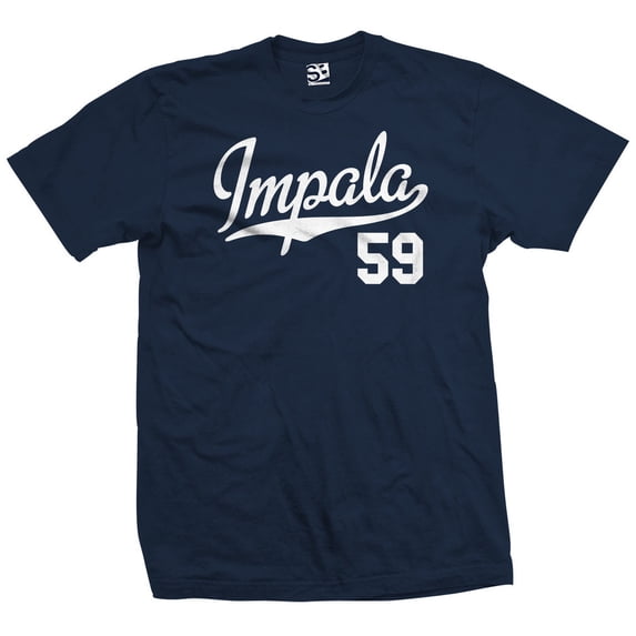 Impala 59 Script Jersey T-Shirt 1959 Lowrider Ladies Womens Mens