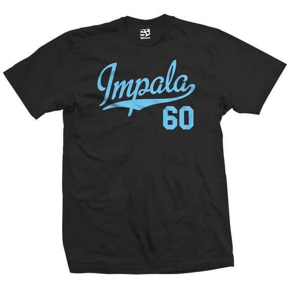Impala 60 Script Jersey T-Shirt 1960 Lowrider Ladies Womens Mens