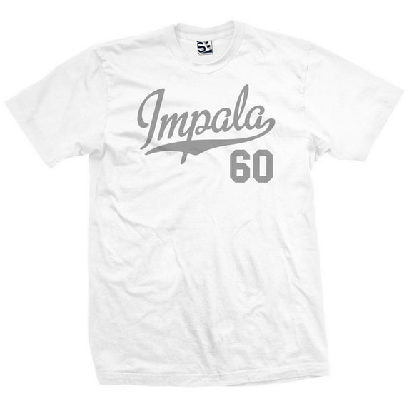 Impala 60 Script Jersey T-Shirt 1960 Lowrider Ladies Womens Mens