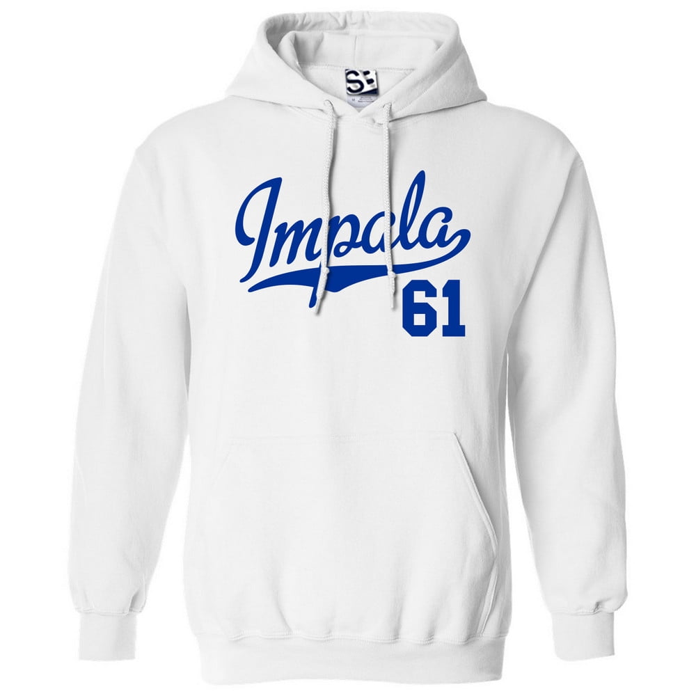 Impala 61 Script Jersey Hoodie 1961 Lowrider Ladies Womens Mens ...