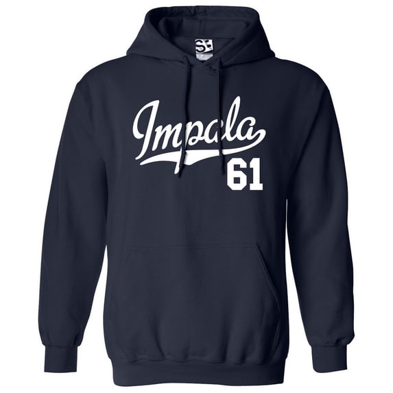 Impala 61 Script Jersey Hoodie 1961 Lowrider Ladies Womens Mens