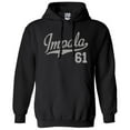 thumbnail image 1 of Impala 61 Script Jersey Hoodie 1961 Lowrider Ladies Womens Mens, 1 of 2