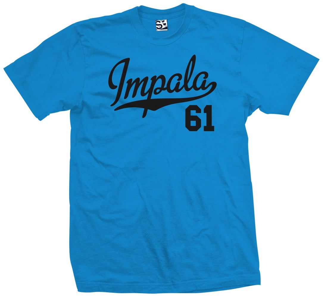 Impala 61 Script Jersey T-Shirt 1961 Lowrider Ladies Womens Mens ...
