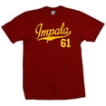 thumbnail image 1 of Impala 61 Script Jersey T-Shirt 1961 Lowrider Ladies Womens Mens, 1 of 2