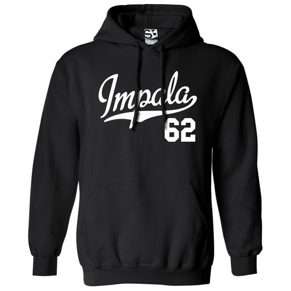 Impala 62 Script Jersey Hoodie 1962 Lowrider Ladies Womens Mens