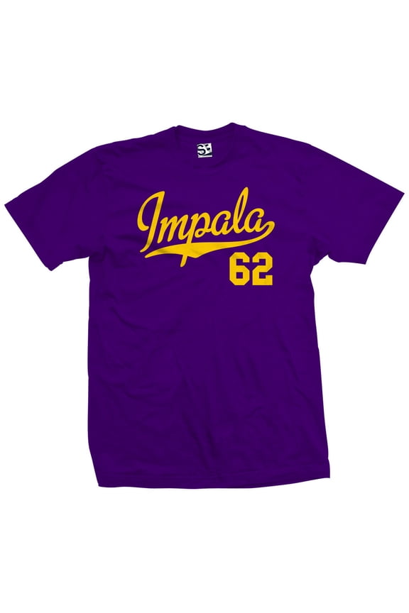 Impala 62 Script Jersey T-Shirt 1962 Lowrider Ladies Womens Mens