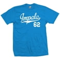 thumbnail image 1 of Impala 62 Script Jersey T-Shirt 1962 Lowrider Ladies Womens Mens, 1 of 2