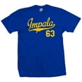 thumbnail image 1 of Impala 63 Script Jersey T-Shirt 1963 Lowrider Ladies Womens Mens, 1 of 2