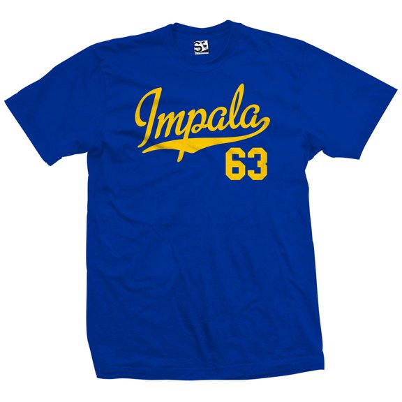Impala 63 Script Jersey T-Shirt 1963 Lowrider Ladies Womens Mens